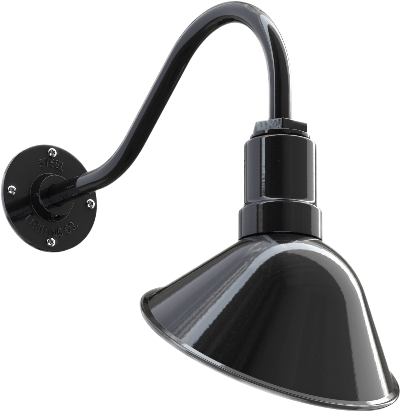 Venice Color Black Interior Color White with a 16" Gooseneck