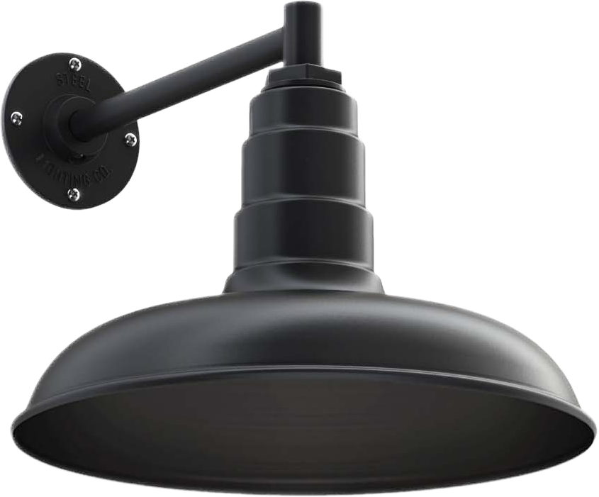 Topanga Color Matte Black Interior Color Matte Black with a 11" Straight Arm