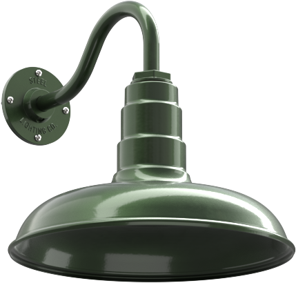 Topanga Color Hunter Green Interior Color Hunter Green with a 11" Gooseneck