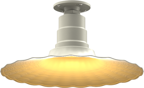 Eagle Rock Color Cream Interior Color Brass with a Flush Mount
