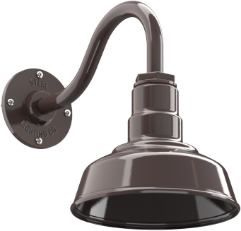 Hawthorne Color Dark Bronze Interior Color Dark Bronze with a 11" Gooseneck
